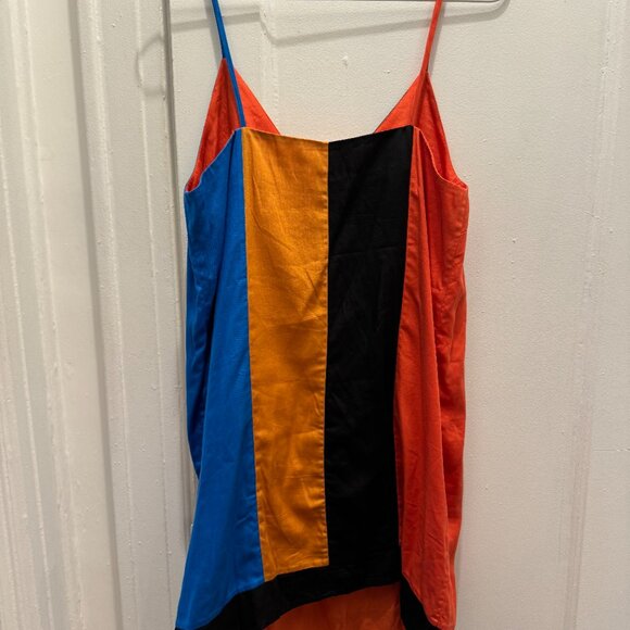 Mara Hoffman Tallulah Dress in Domino Colorblock Size S - Picture 2 of 5